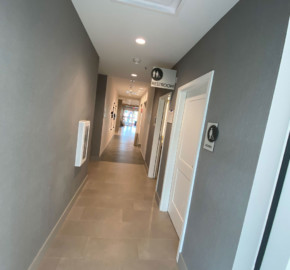 Hotel hallway painting